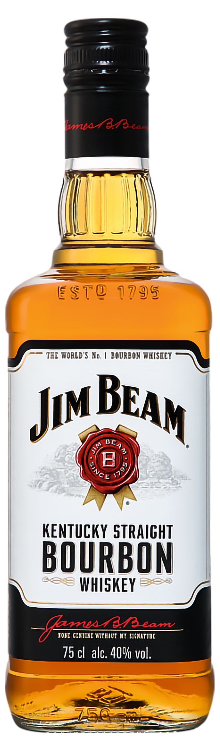 Jim Beam | Виски Jim Beam зерновой бурбон Испания, 0,75 л