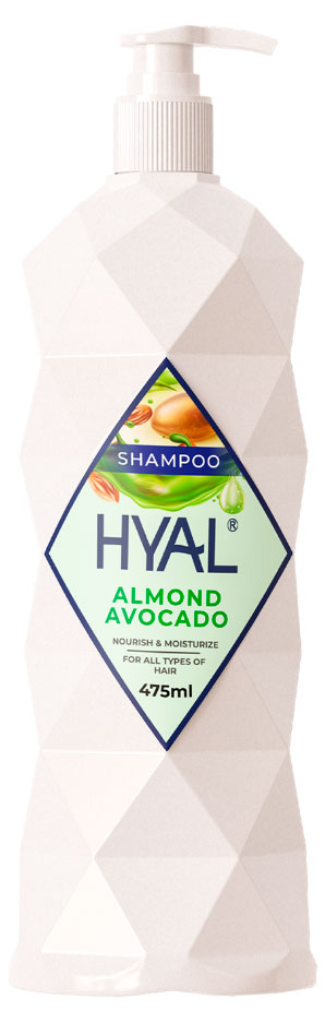 Шампунь для волос Hyal almond avocado с маслом авокадо, 475 мл