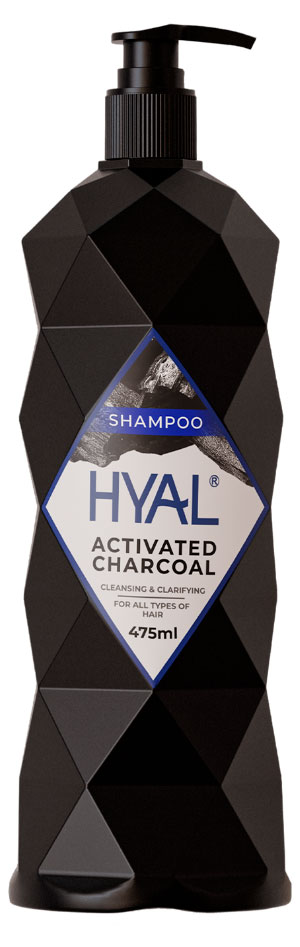 Шампунь для волос Hyal activated charcoal с углем, 475 мл