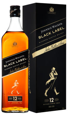 Виски Johnnie Walker Black Label Великобритания, 1 л