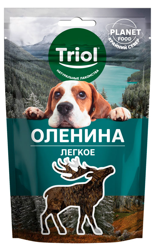 Лакомство для собак Triol Легкое оленя, 30 г