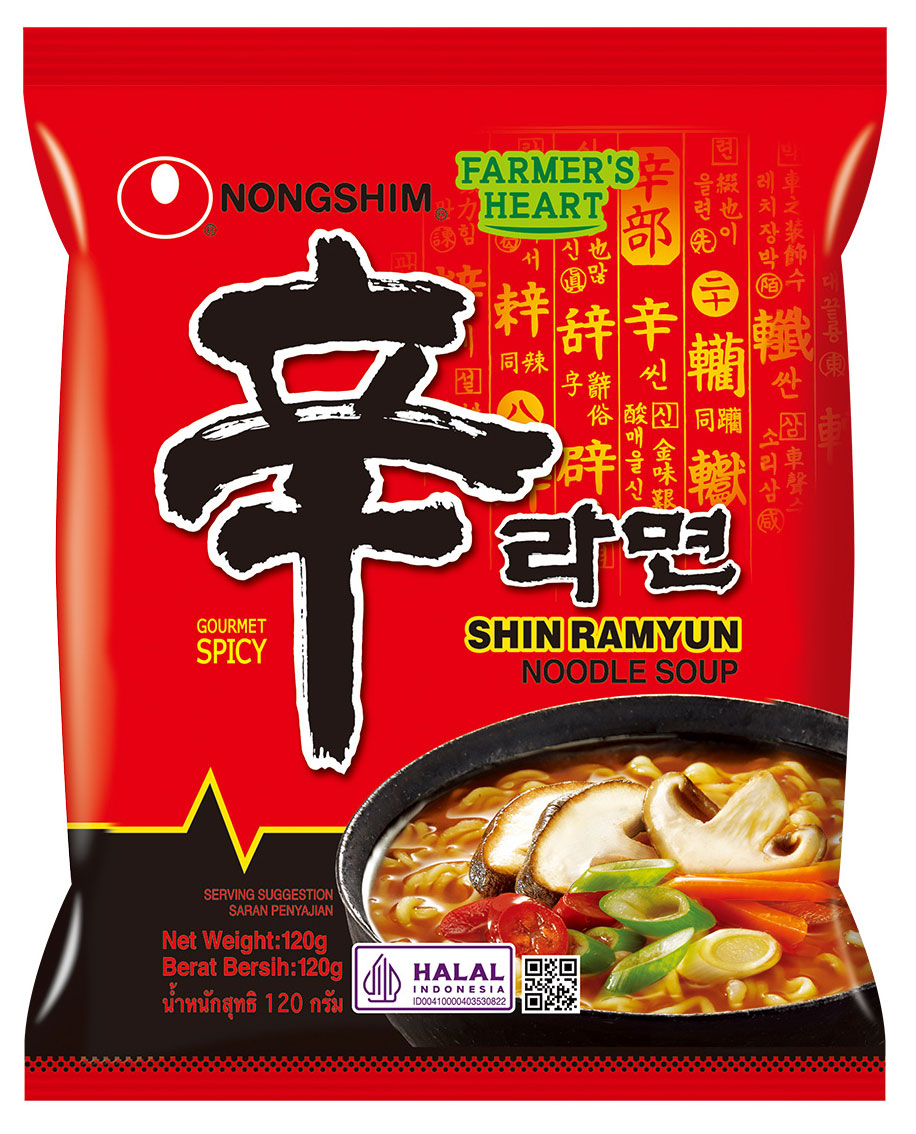 Nongshim | Лапша быстрого приготовления Nongshim Шин Рамен, пачка 120г