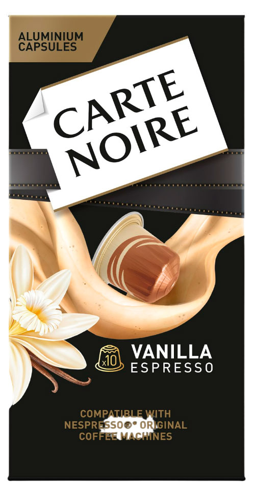 Carte Noire | Кофе в капсулах молотый Carte Noire Vanilla Espresso, 52 г