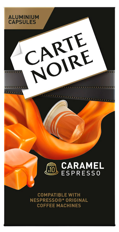 Carte Noire | Кофе в капсулах молотый Carte Noire Caramel Espresso, 52 г