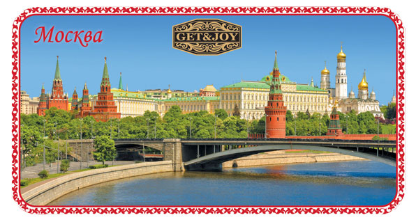 Чай черный GET&JOY Москва Кремль шкатулка, 50 г