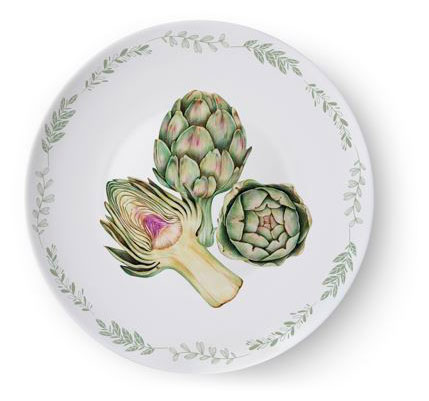 Тарелка обеденная Artichoke из опалового стекла, d 26,5 см