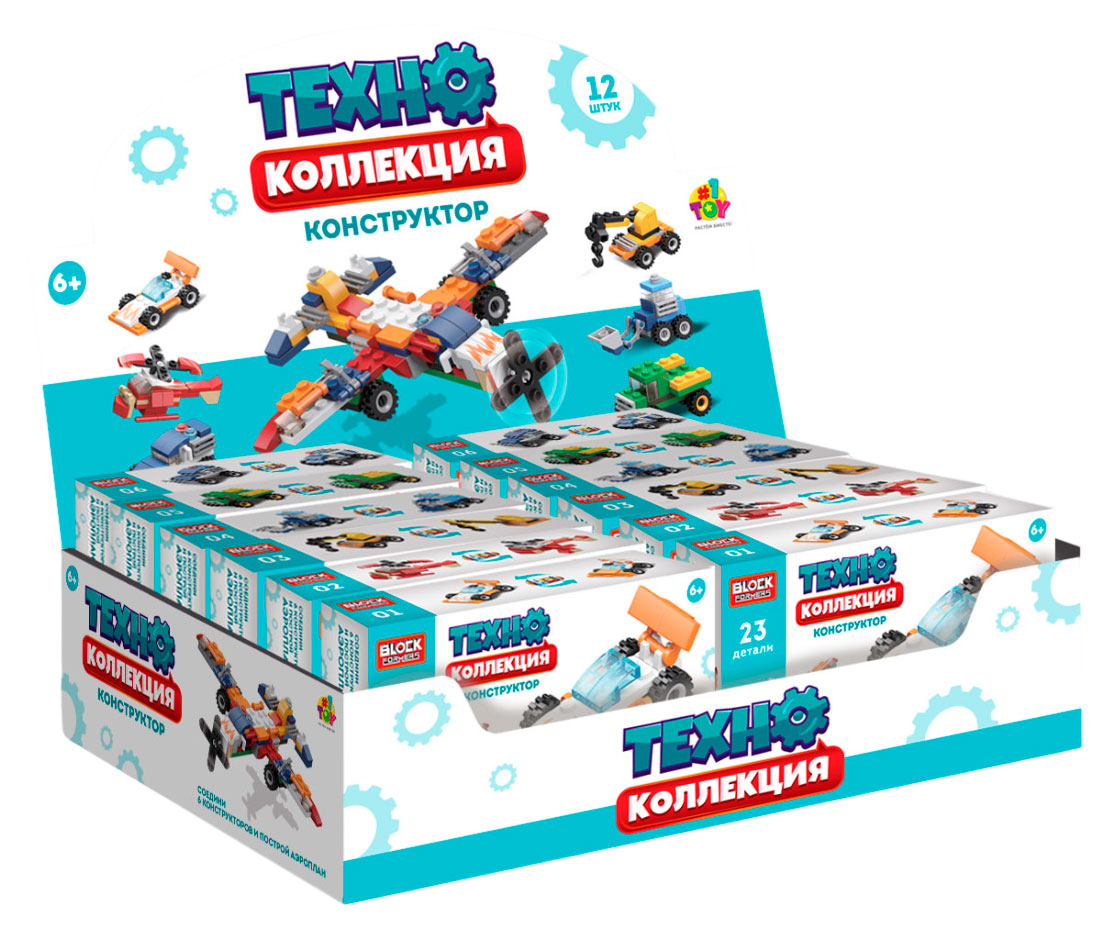 Конструктор от 1TOY Blockformers Техно коллекция, 1 шт в ассортименте