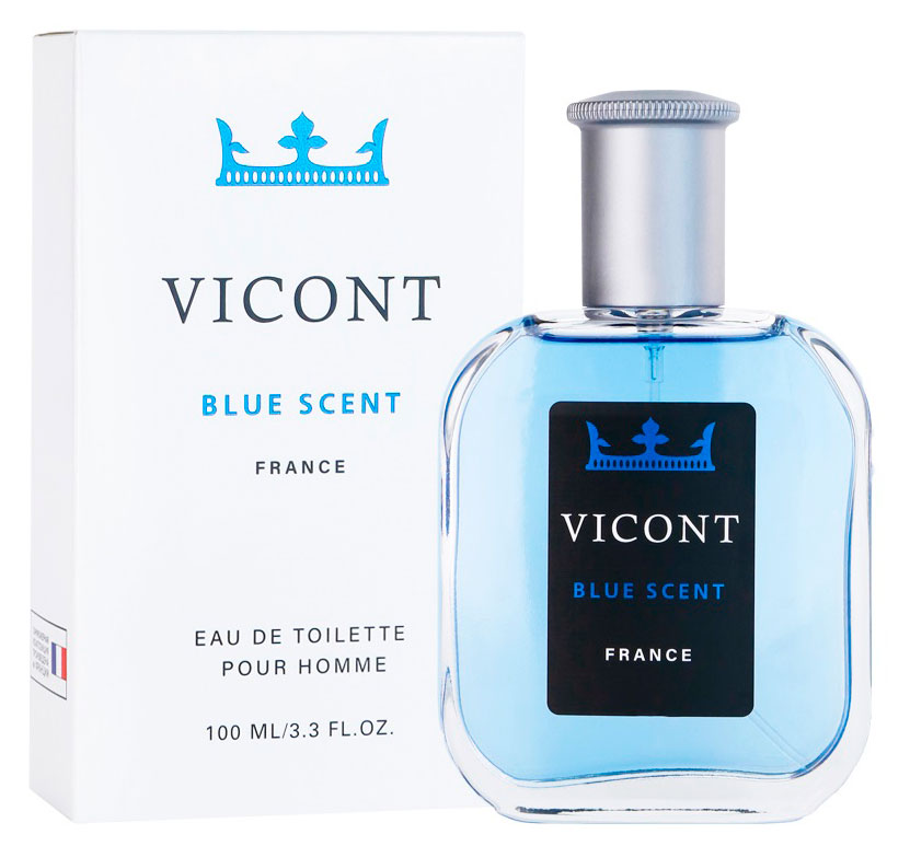 Red Label | Туалетная вода мужская Red Label Vicont Blue Scent, 100 мл