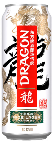 Пиво светлое Dragon Rice Lager 4,2%, 0,45 л