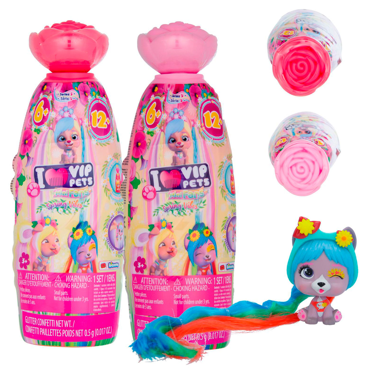 IMC Toys | Игрушка-фигурка IMC Toys VIP PETS MINI FANS SPRING VIBES Модные Щенки мини, 1 шт в ассортименте