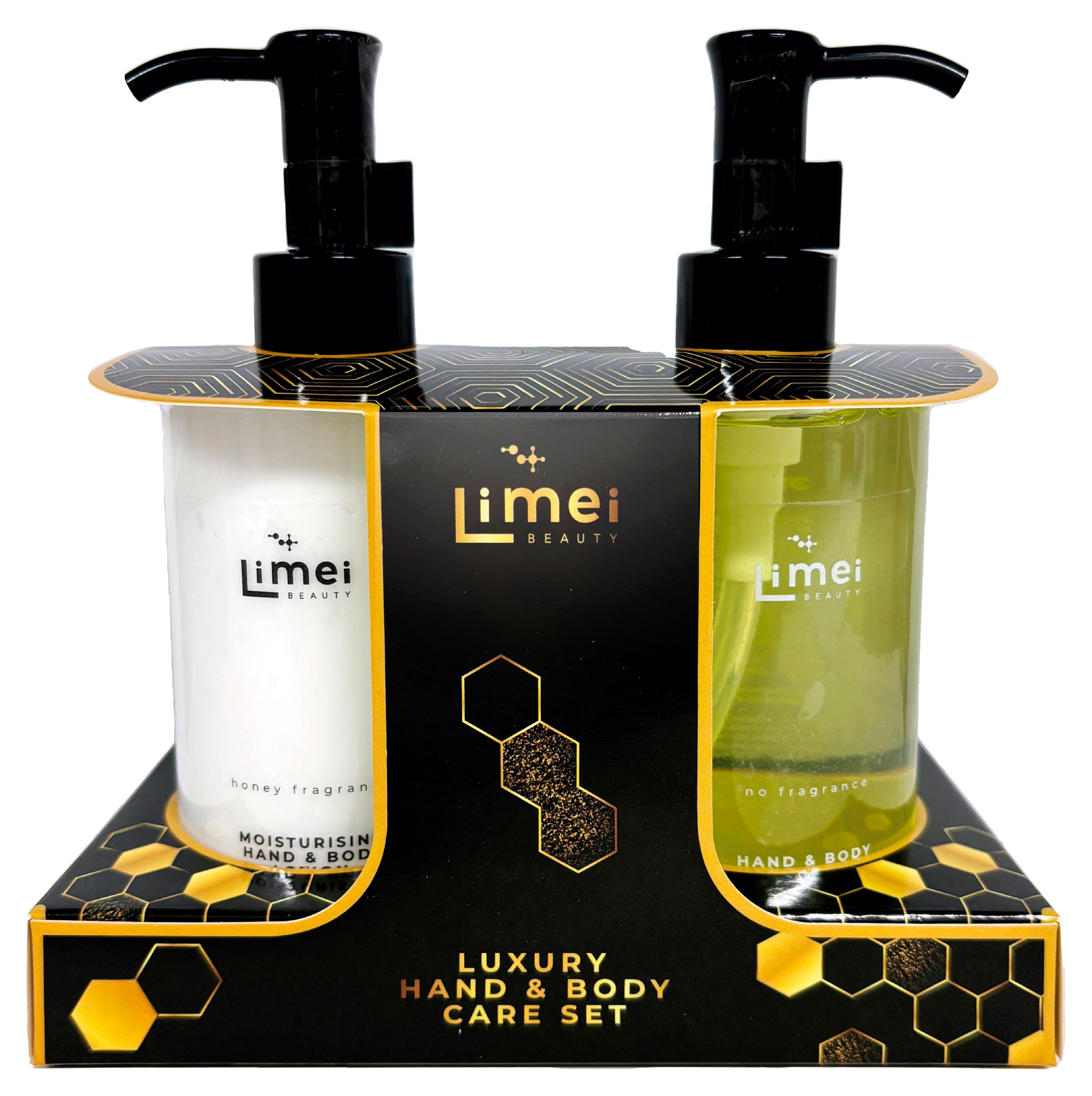 Набор подарочный Limei Beauty Новогодний, Мыло жидкое 250 мл + Лосьон 250 мл