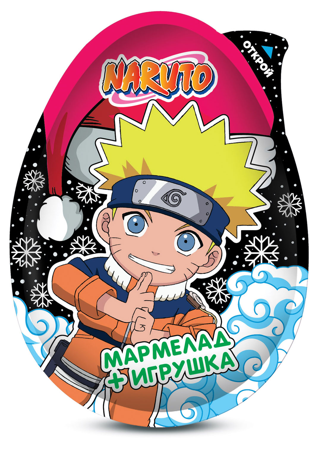 Naruto | Мармелад жевательный Naruto ассорти, 30 г