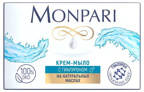 Крем-мыло Monpari гиалуроновое, 100 г