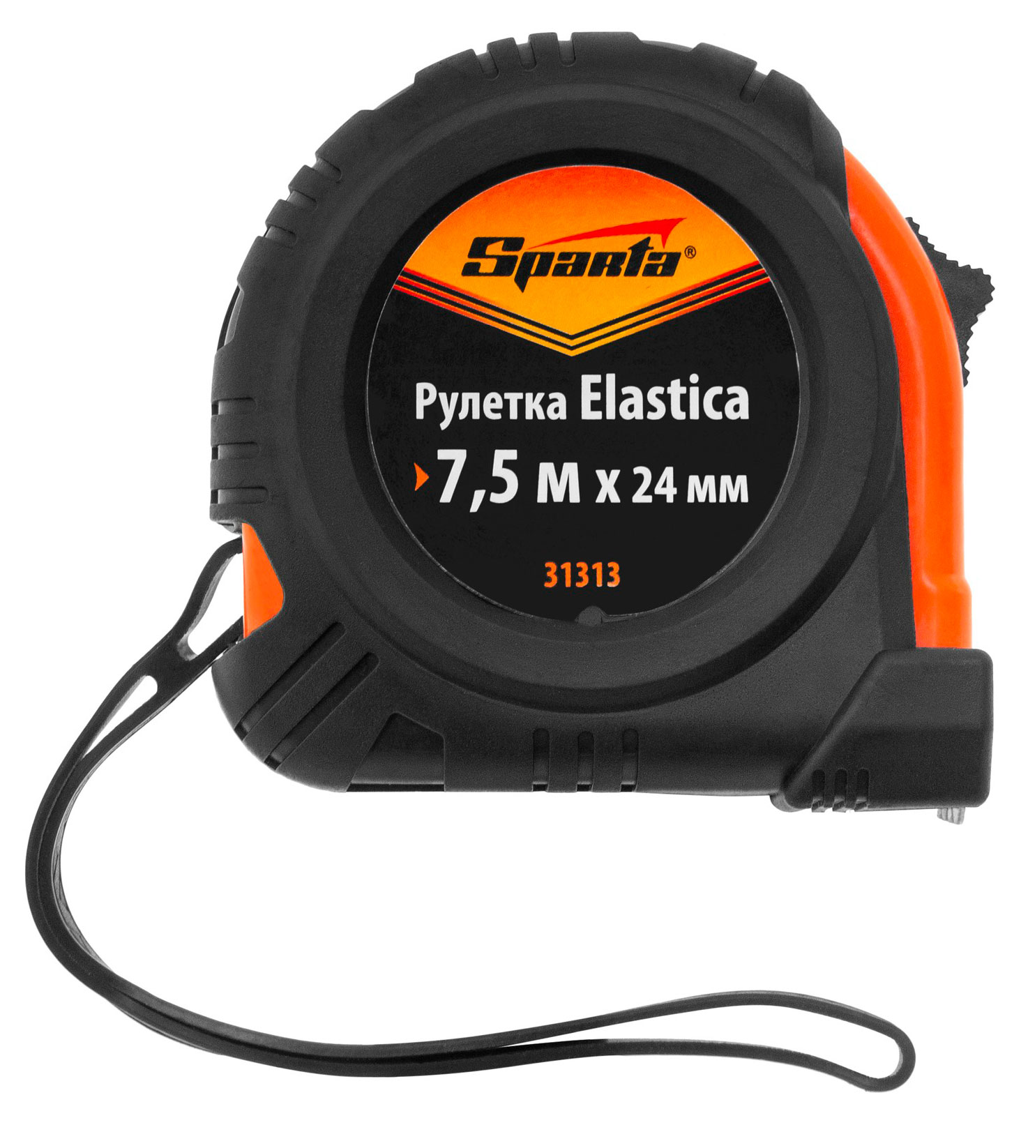 Рулетка Sparta Elastica с лентой, 7,5 м х 24 мм