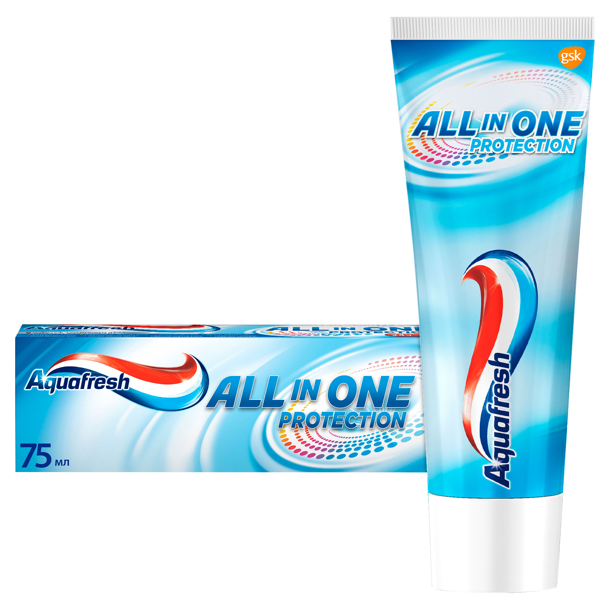 Зубная паста Aquafresh All-in-one Protect, 75 мл