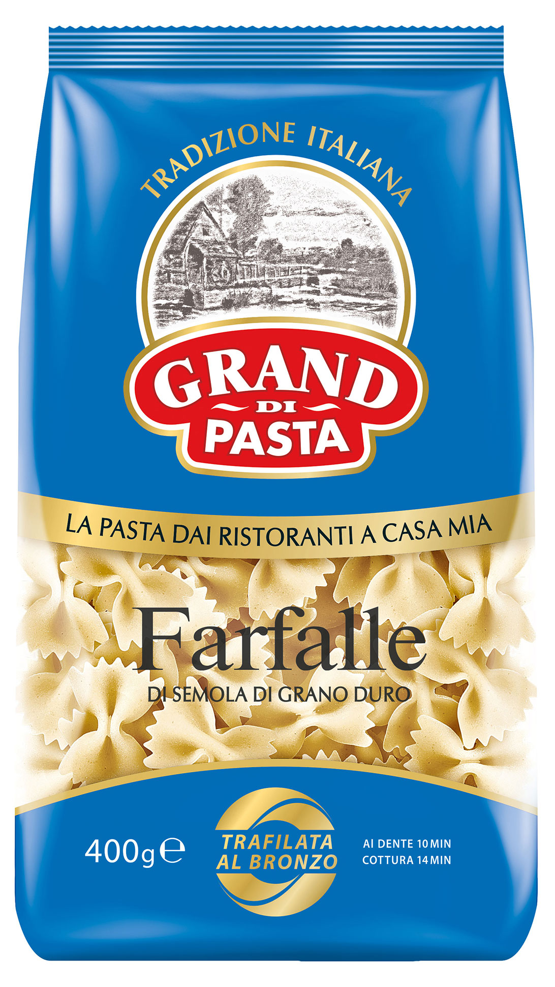 Макаронные изделия Grand Di Pasta Farfalle бабочки, 400 г