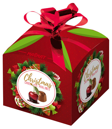 Конфеты MAGNAT Christmas Choco cherry, 40 г