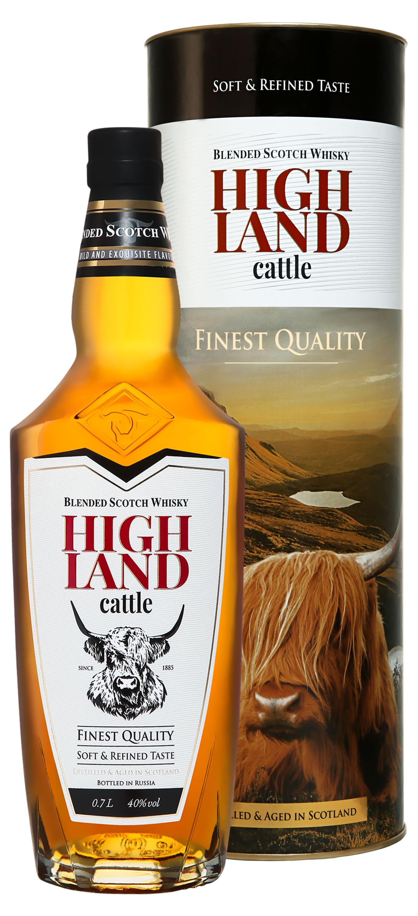 Highland Cattle | Виски шотландский Highland Cattle Россия, 0,7 л