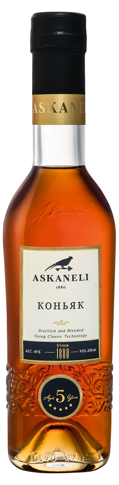 Коньяк Askaneli Brothers пятилетний Грузия, 0,25 л