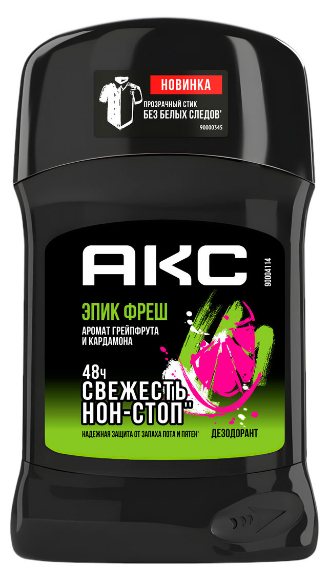 

Дезодорант-карандаш мужской Акс Epic Fresh, 50 мл