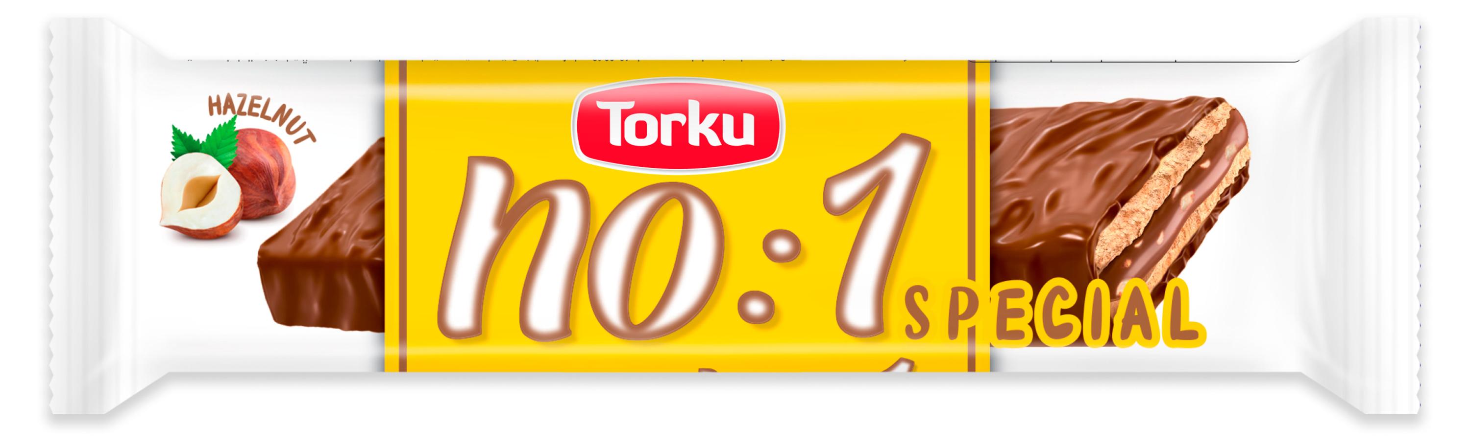 Torku | Вафли Torku с кремом из фундука в молочном шоколаде, 32 г