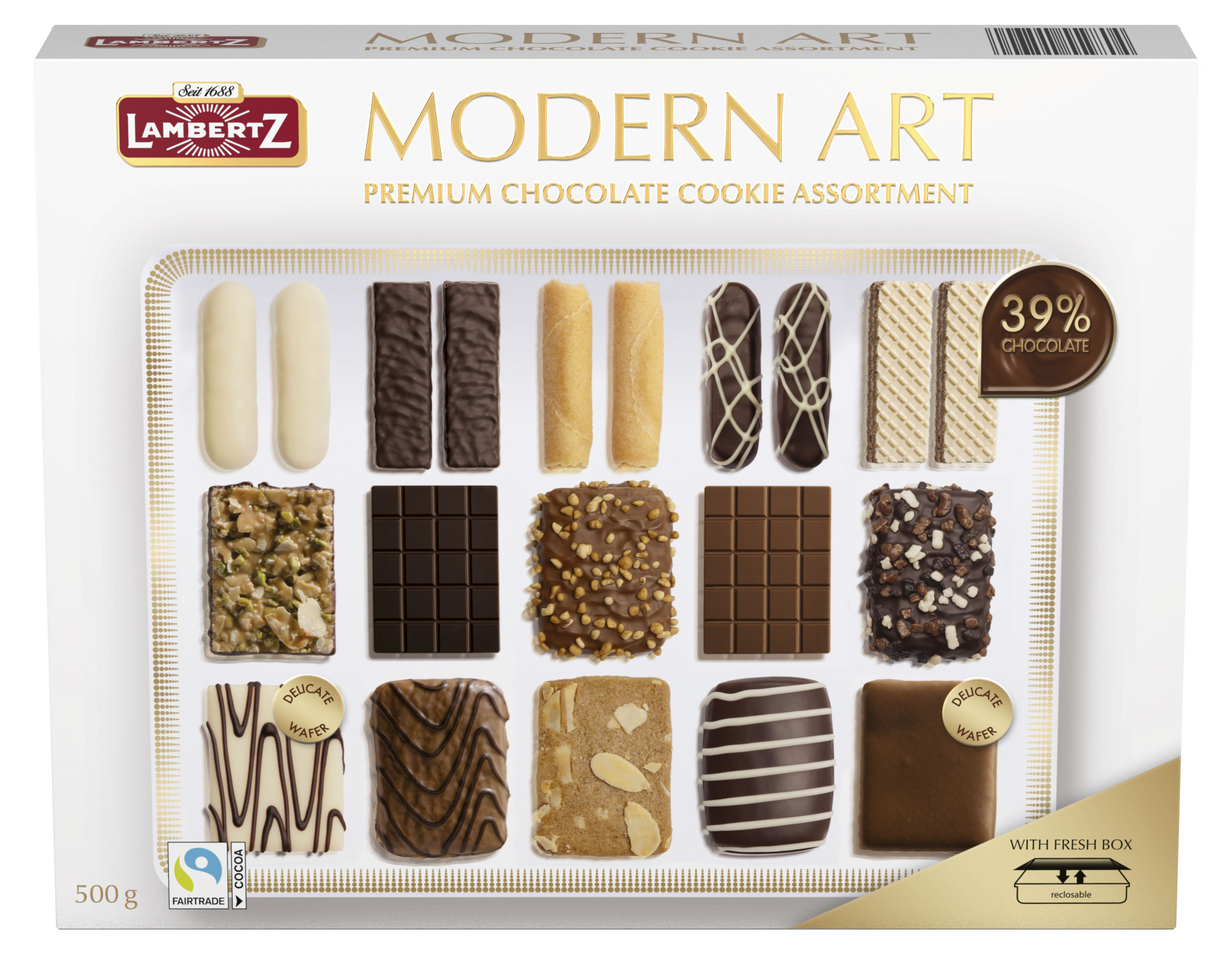 Печенье Lambertz Chocolate Assortiment, 500 г