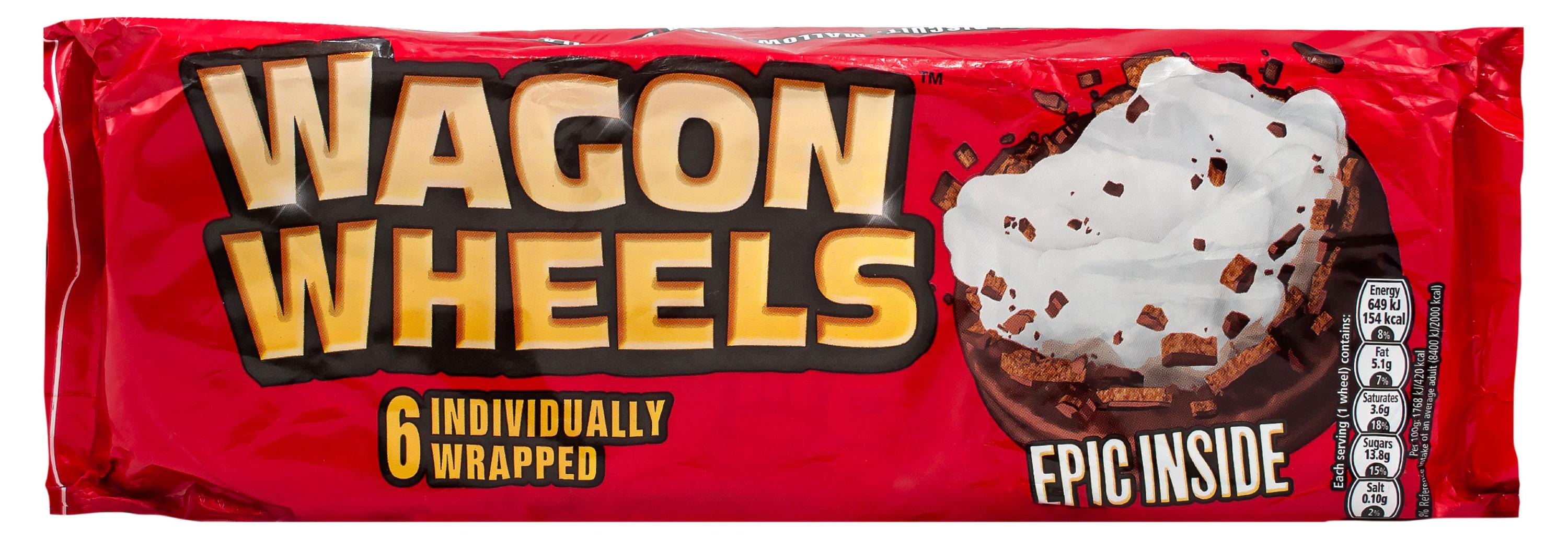 Печенье WAGON WHEELS суфле с ароматом шоколада, 220 г