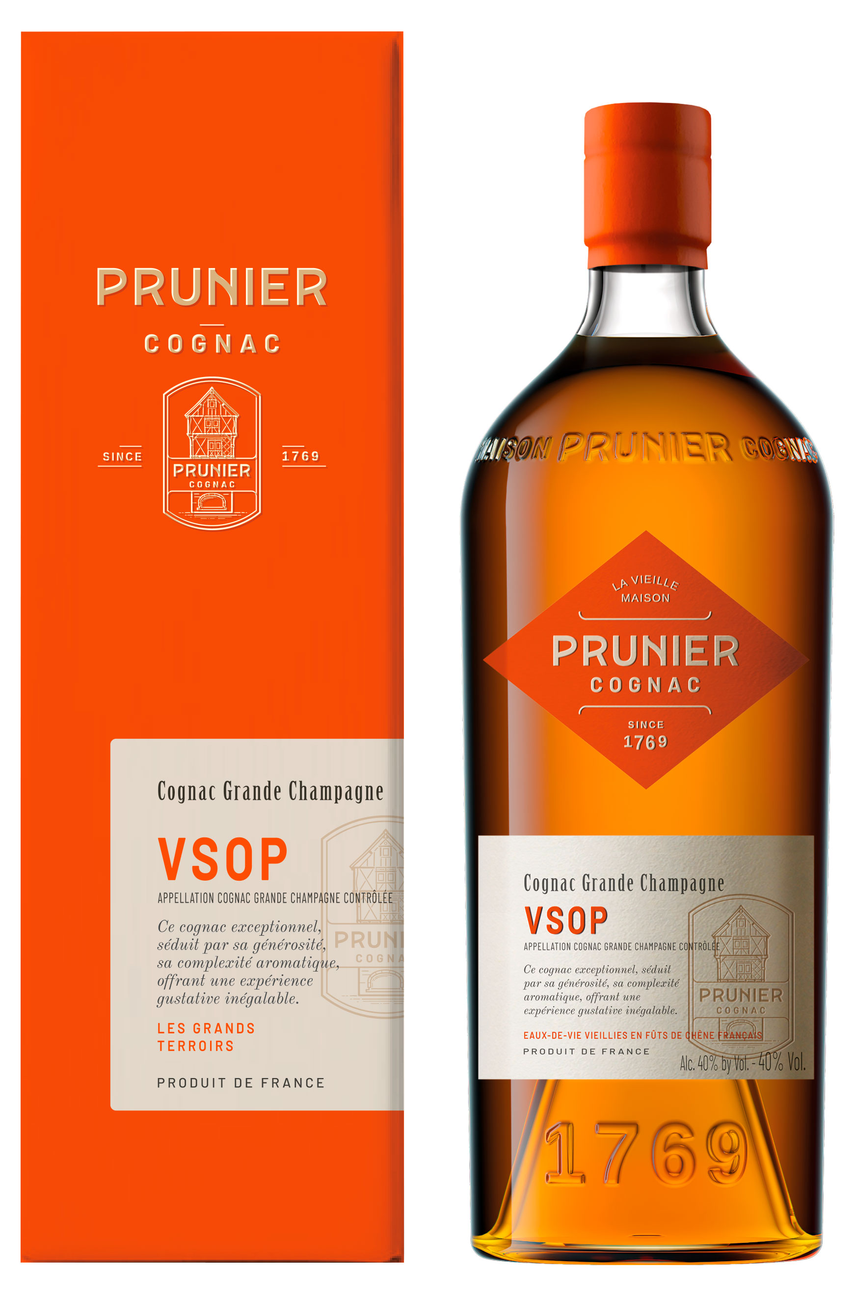 Коньяк Prunier VSOP Франция, 0,7 л