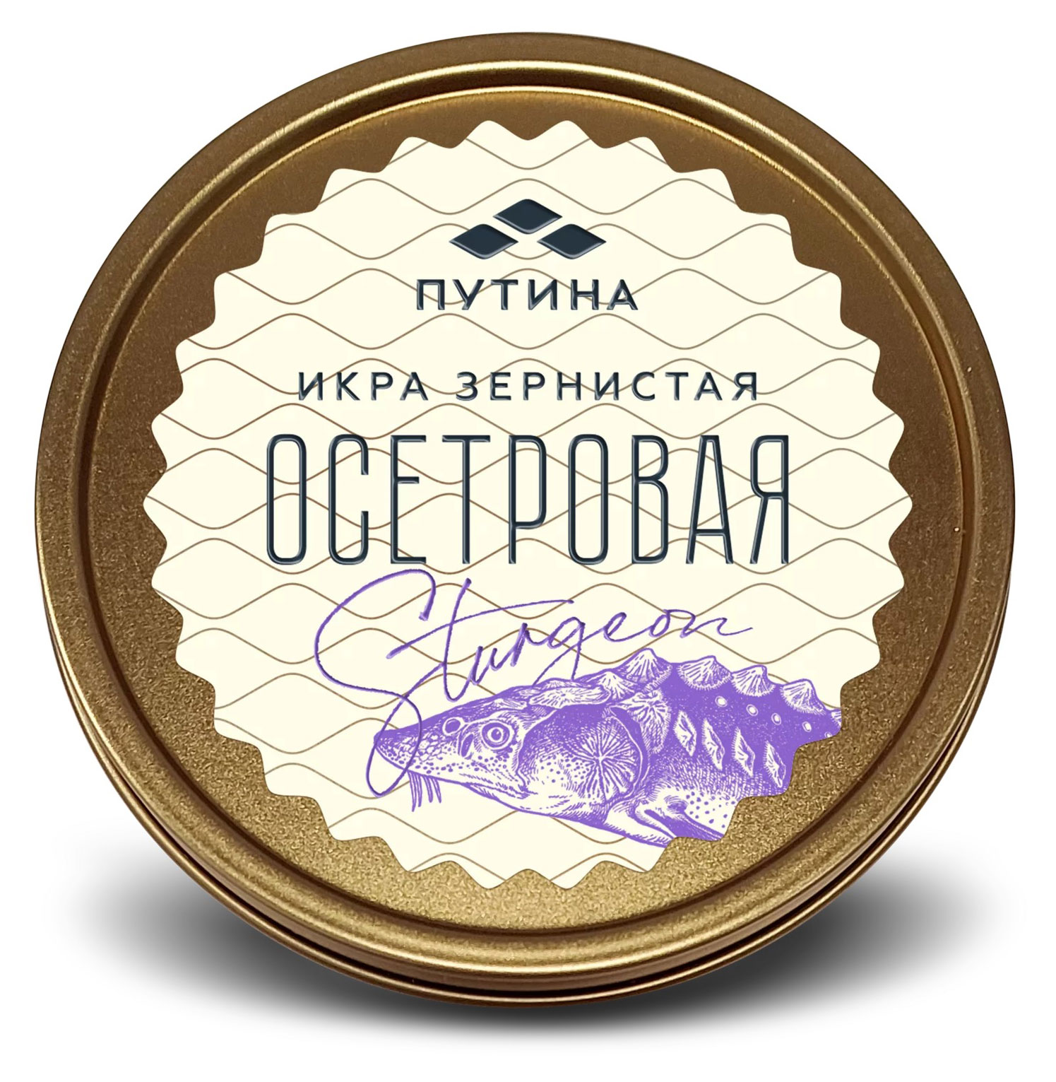 Путина | Икра зернистая осетровая «Путина», 50 г