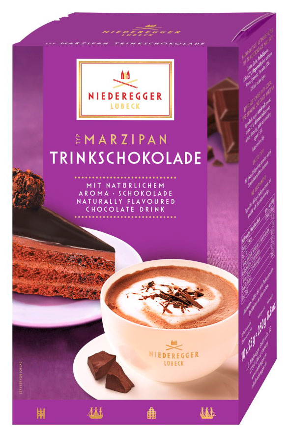 Горячий шоколад Niederegger со вкусом марципана, 250 г