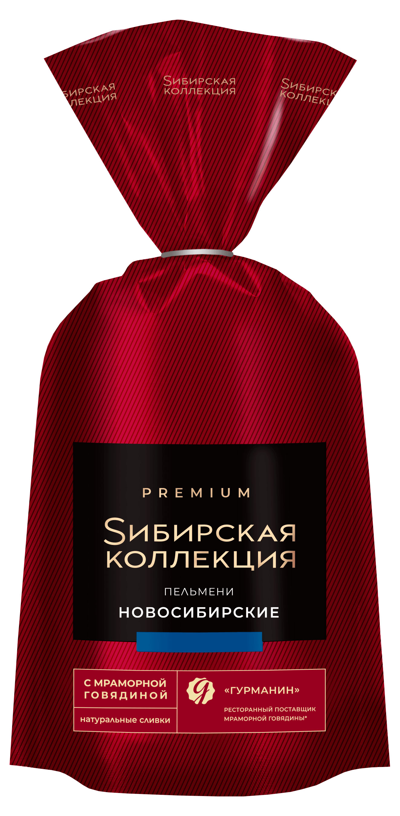 Пельмени «Sибирская Коллекция» Новосибирские Premium с мраморной говядиной, 700 г