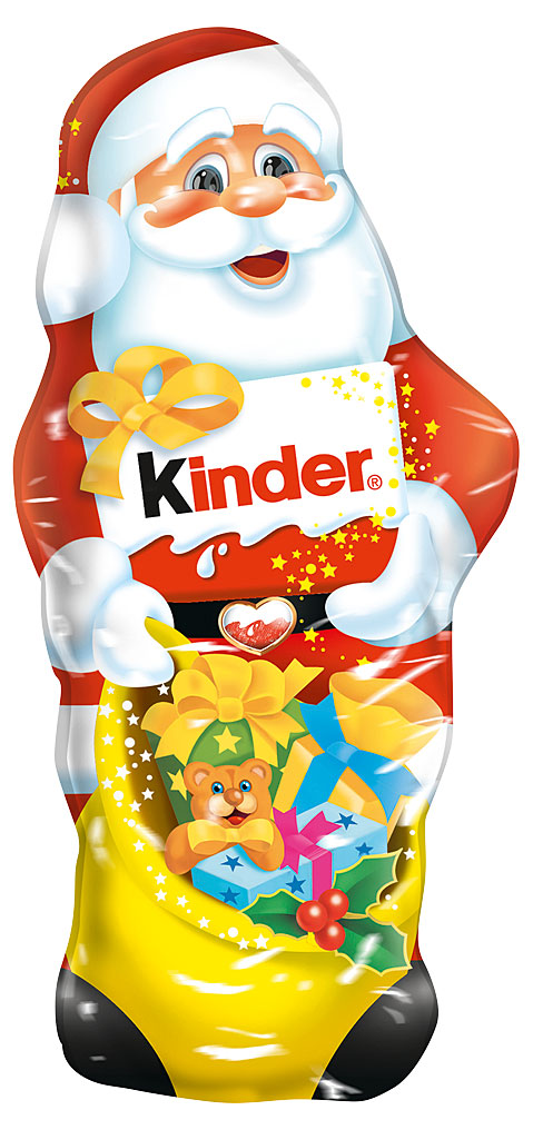 Шоколад молочный Kinder Дед Мороз, 55 г