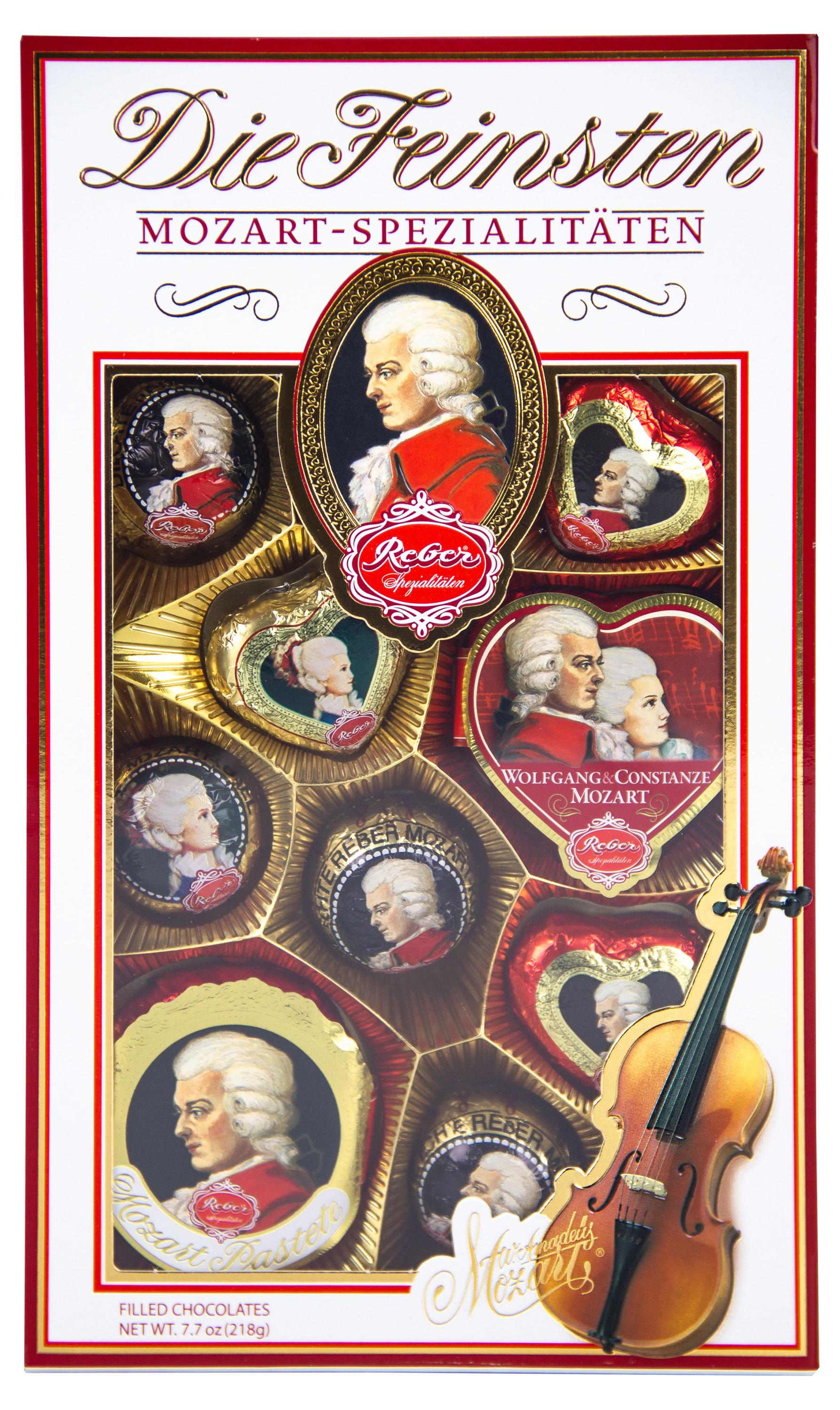 Конфеты Reber Mozart Kugeln марципановые в шоколаде, 240 г