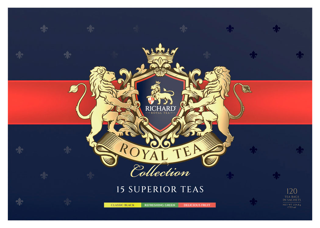 Чайный набор Richard Royal Tea Collection ассорти, 225 г