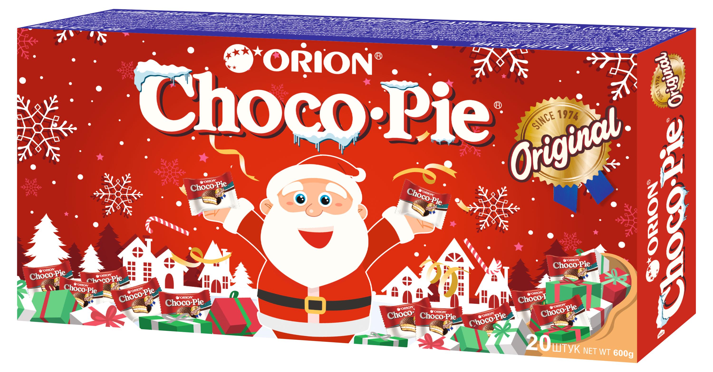 Пирожное Orion Choco-Pie бисквитное, 600 г