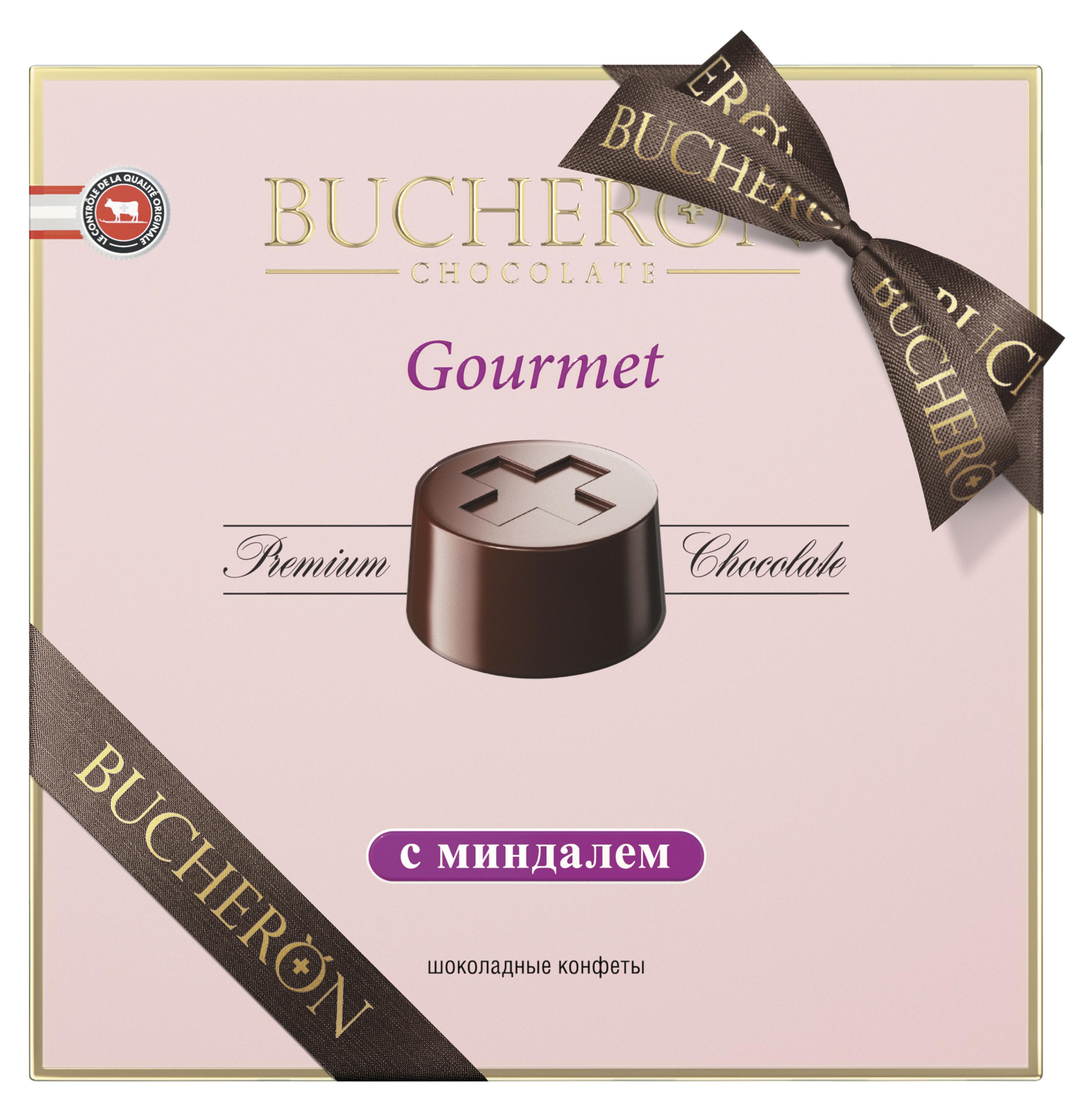 Конфеты Bucheron Gourmet шоколадные с миндалем, 180 г