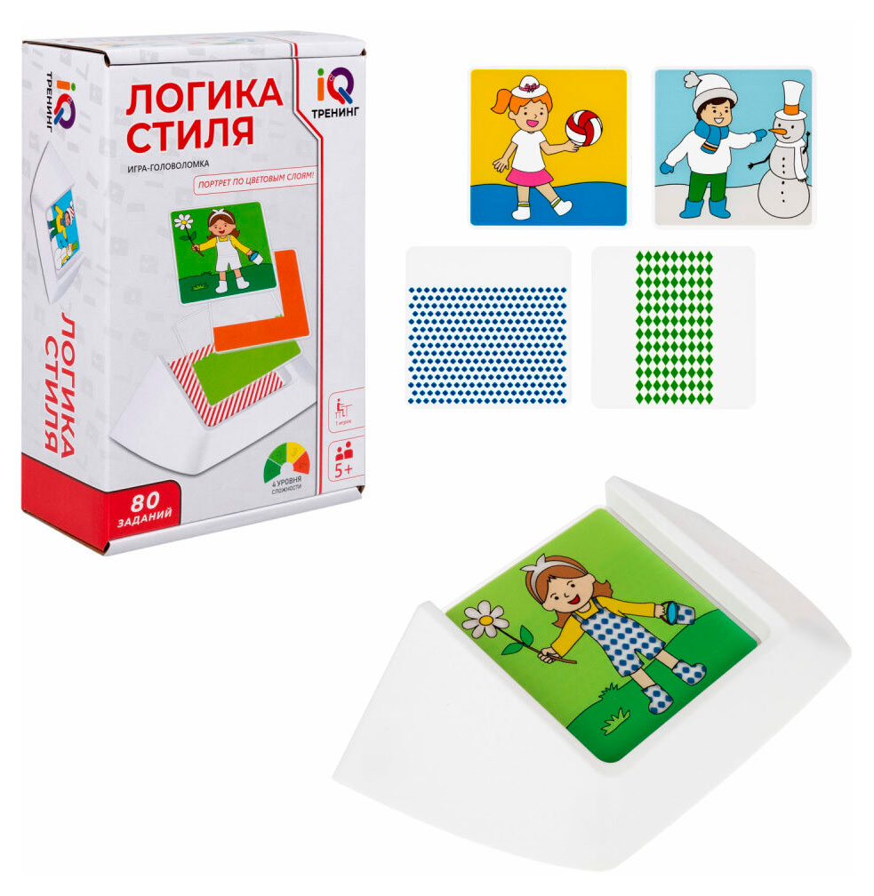 Игра-головоломка настольная 1TOY Логика стиля