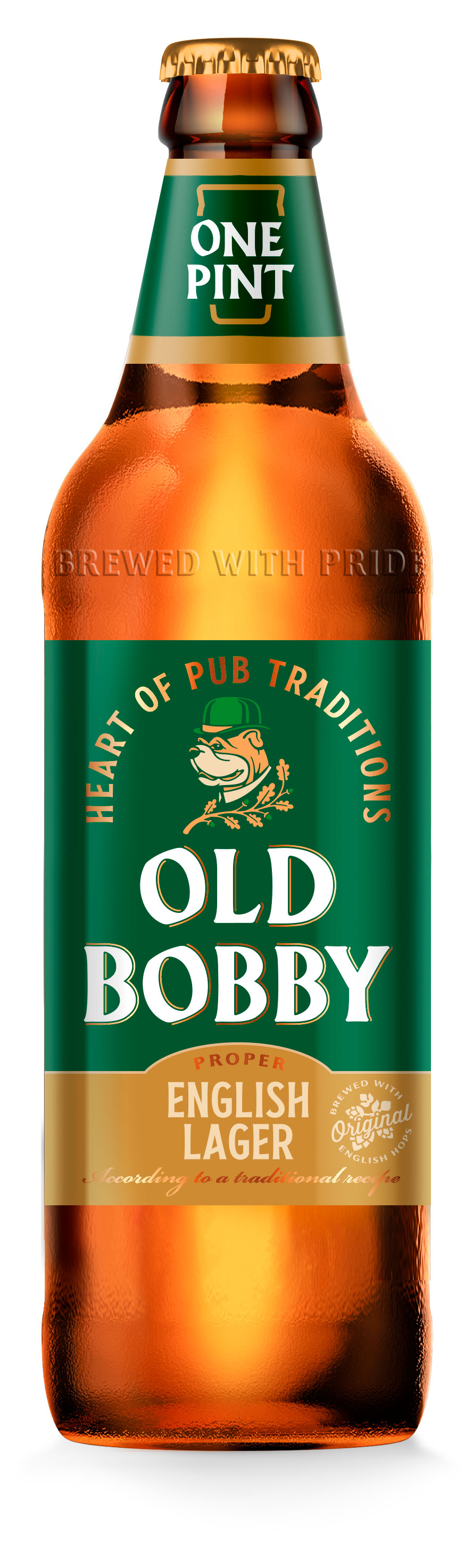 

Пиво светлое Old Bobby Lager 4,6%, 0,568 л