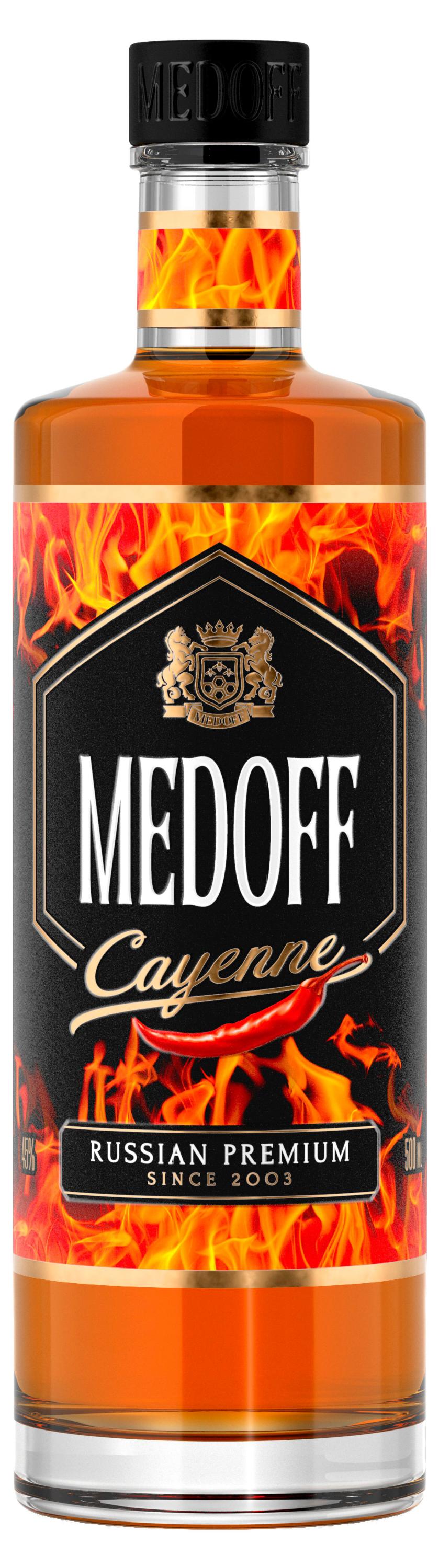 Medoff | Настойка горькая Medoff Cayenne Россия, 0,5 л