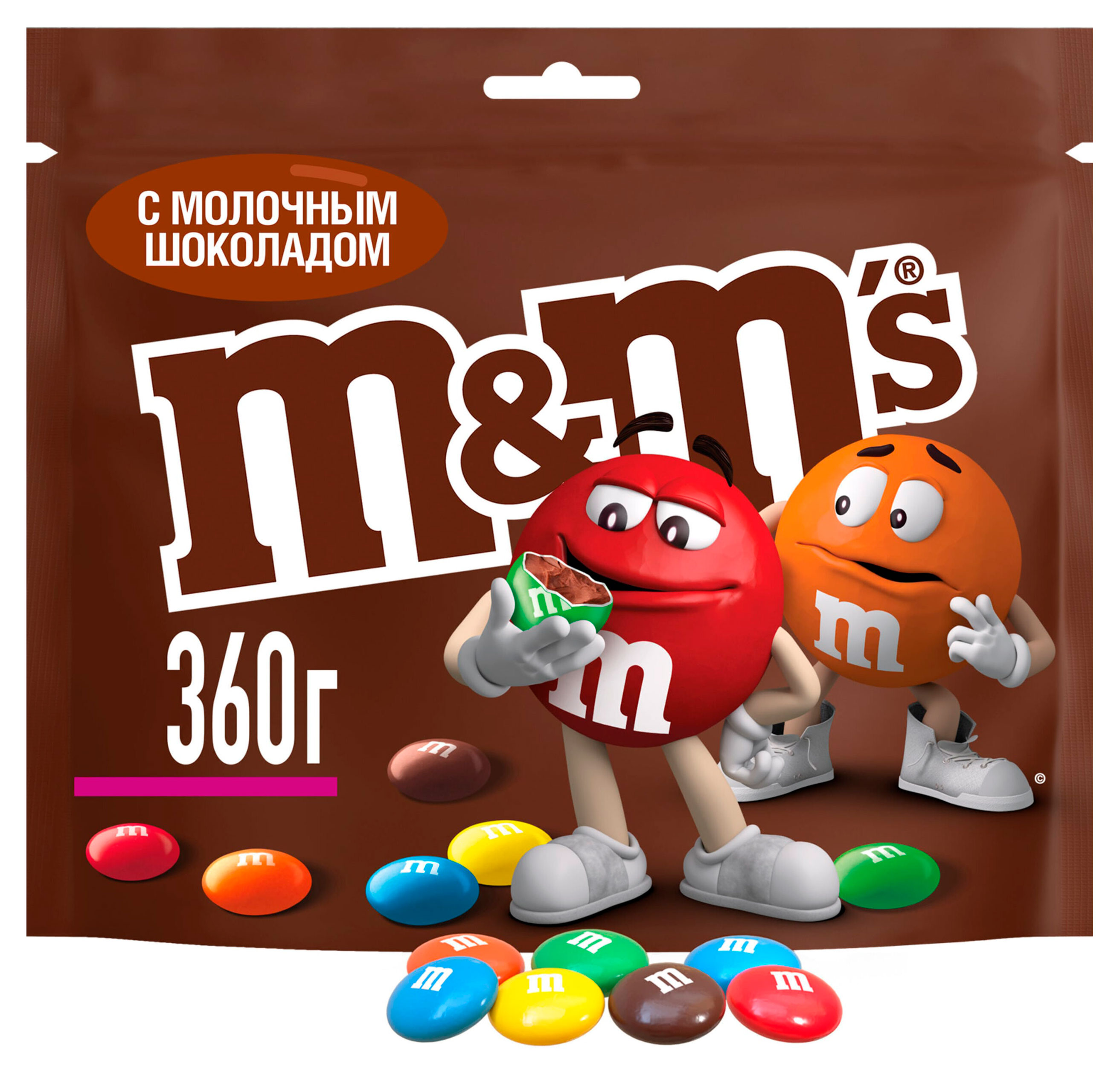 Драже M&M's Для компании с молочным шоколадом, 360 г