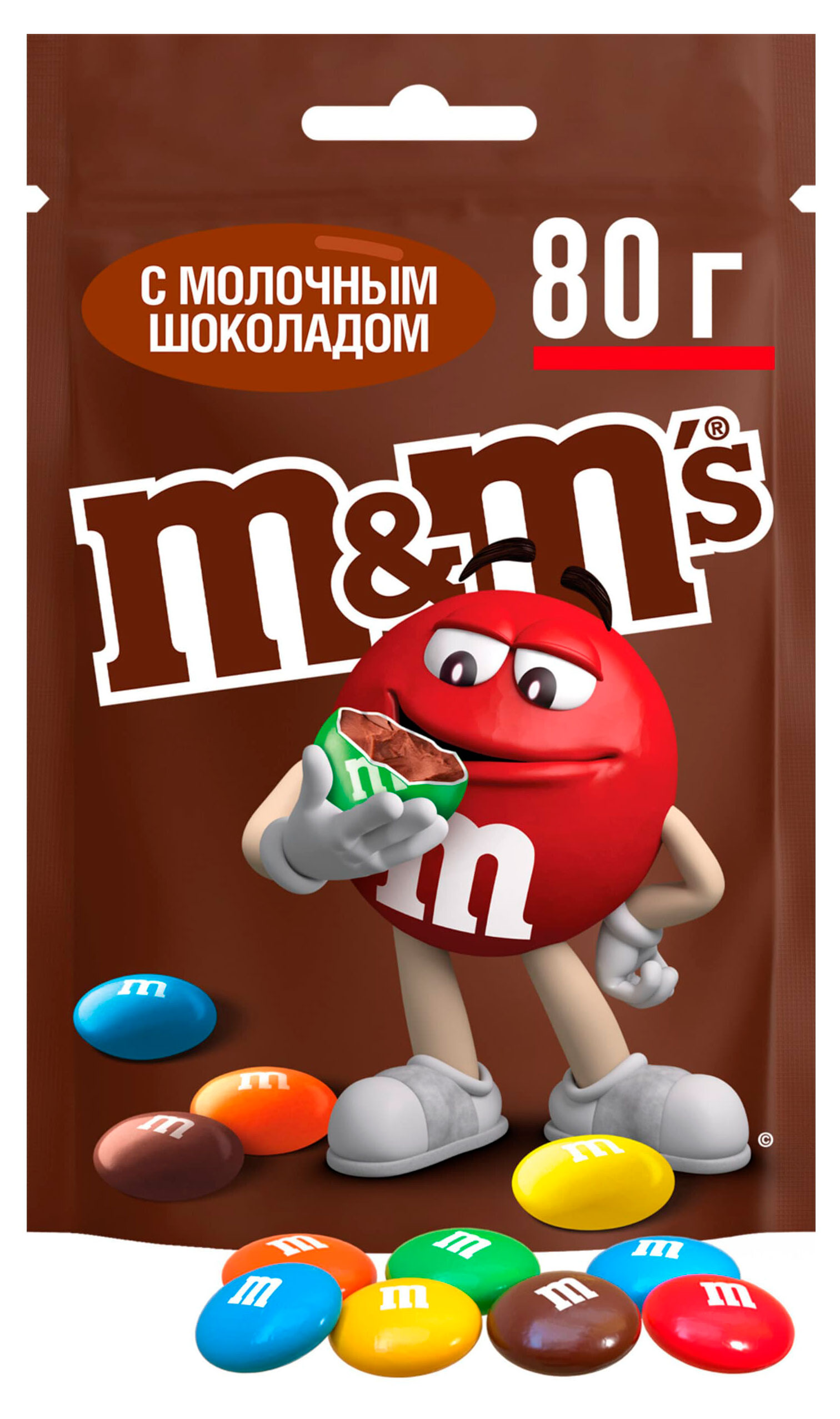 M&M's | Драже M&M's c молочным шоколадом, 80 г