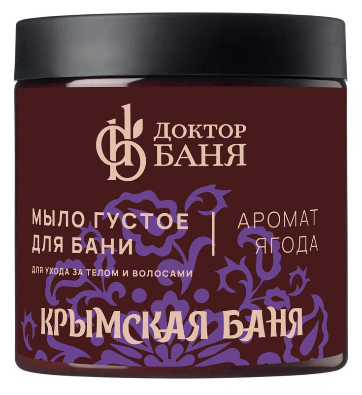 Мыло густое для бани «Доктор Баня» Крымская баня, 500 мл