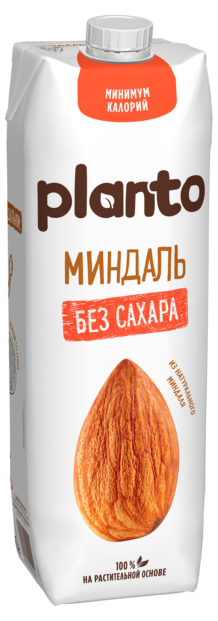 Напиток на растительной основе Planto No Sugars Almond миндаль без сахара 1,2%, 1 л