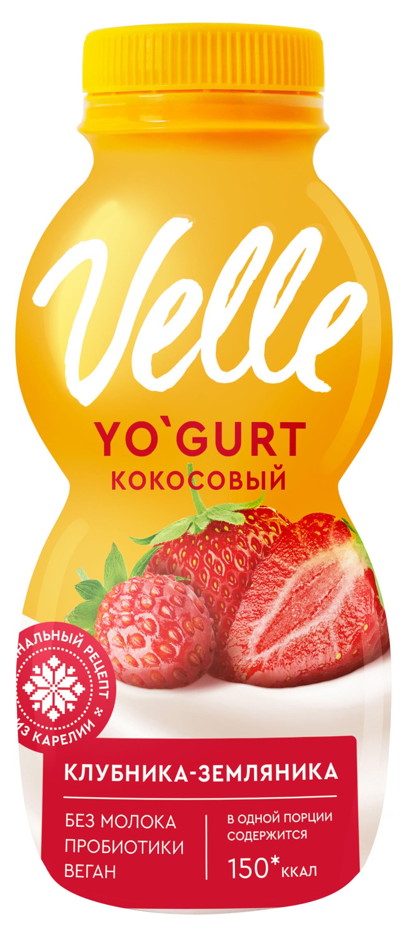 Продукт кокосовый Velle клубника земляника, 250 мл