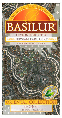 Чай черный Basilur Эрл Грей По-Персидки, 25 пакетиков