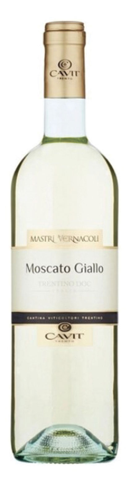 Вино Mastri Vernacoli Moscato Giallo белое полусухое Италия, 0,75 л