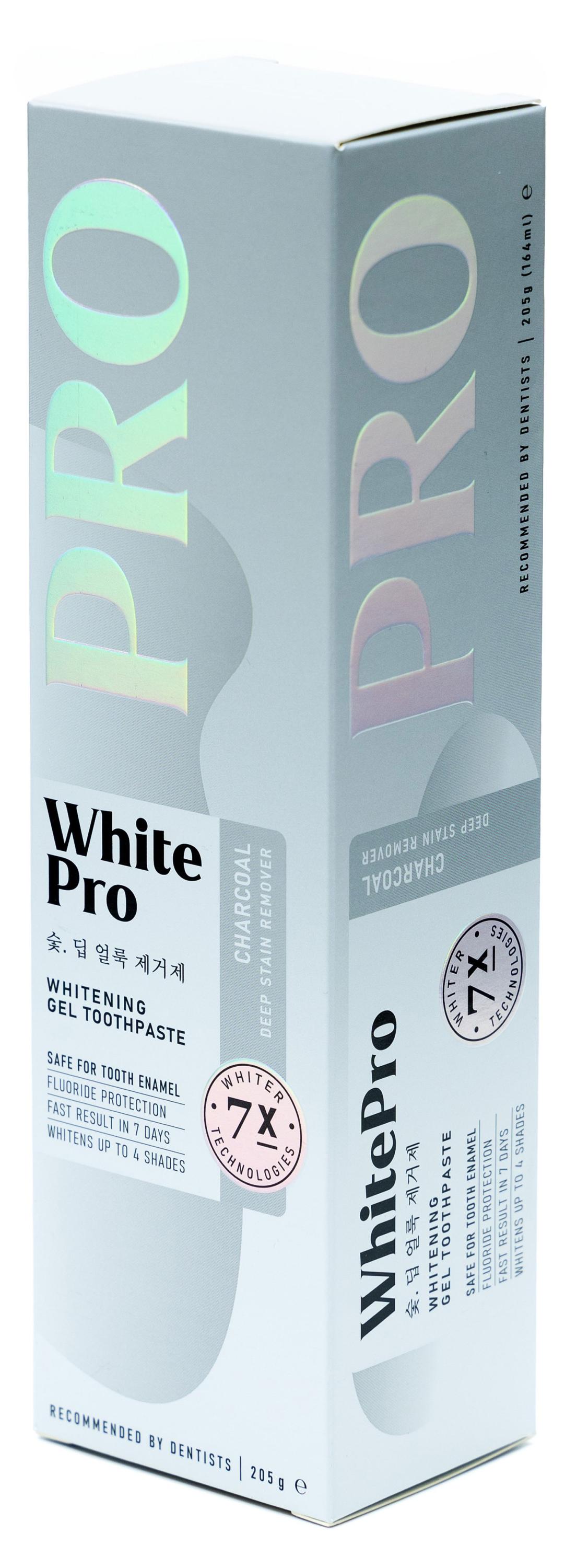 

Зубная паста White Pro Отбеливающая с углем, 205 г