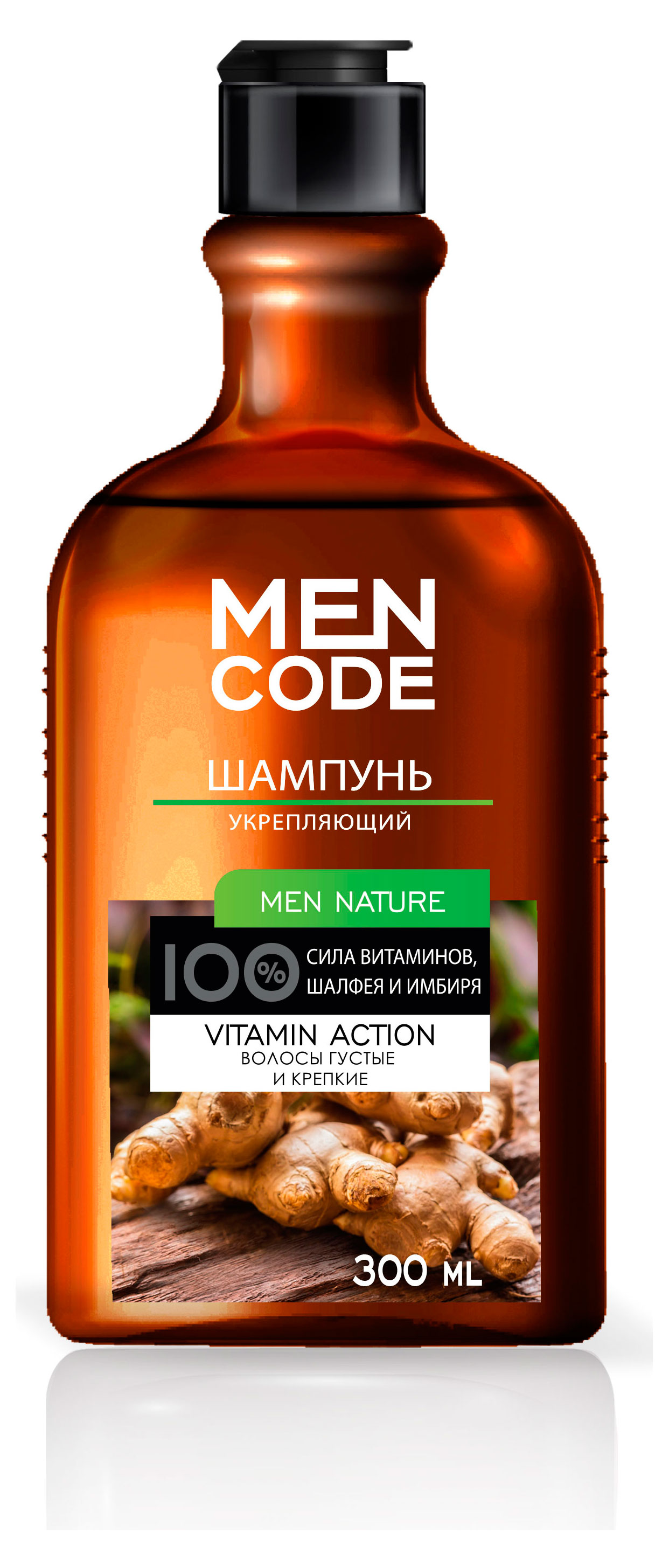 Men Code | Шампунь мужской Men Code Men Nature укрепляющий, 300 мл