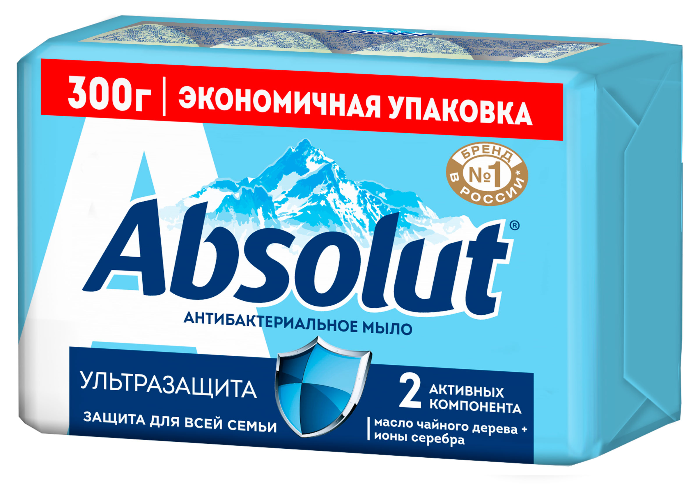 Мыло твердое ABSOLUT Ультразащита, 4х75 г