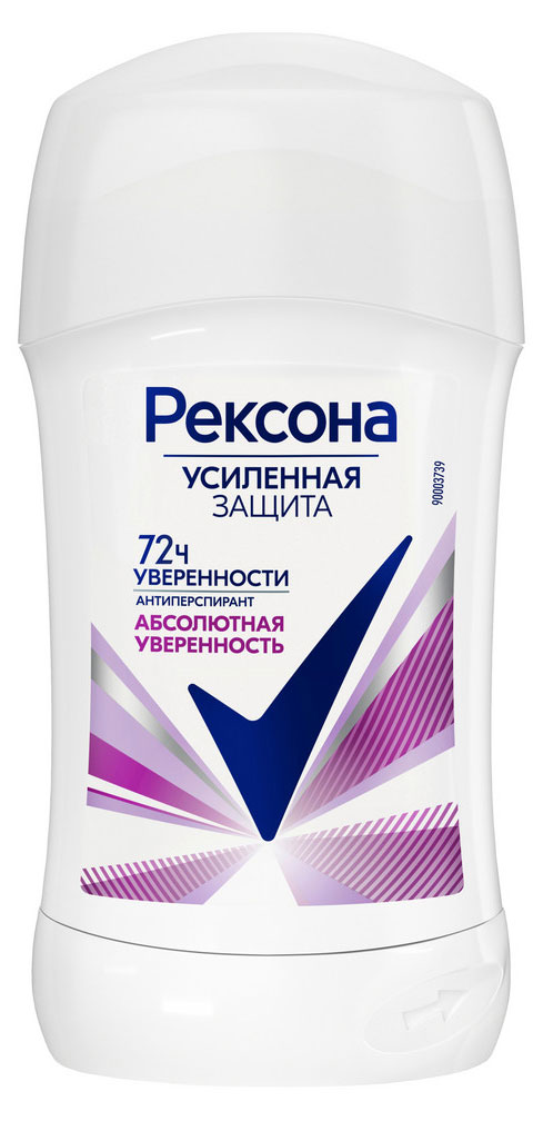 Антиперспирант-дезодорант стик «Рексона» Абсолютная уверенность, 40 мл